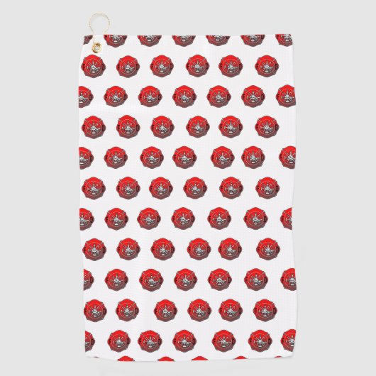 Golftuch Malteser Kreuz Golfhandtuch (Vorderseite)