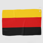 Golftücher mit der Flagge Deutschlands Golfhandtuch (Horizontal)