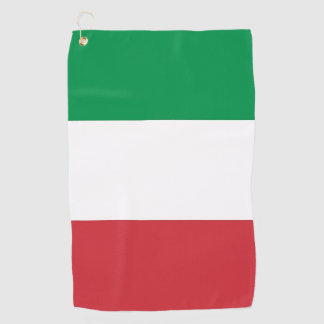 Golftücher mit der Flagge Italiens Golfhandtuch