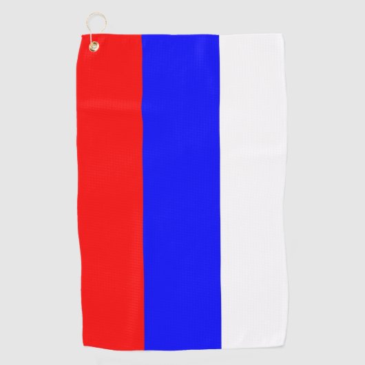 Golftücher mit der Flagge Russlands Golfhandtuch (Vorderseite)