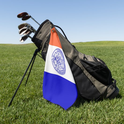 Golftücher mit der Flagge von New York City Golfhandtuch (Gras)