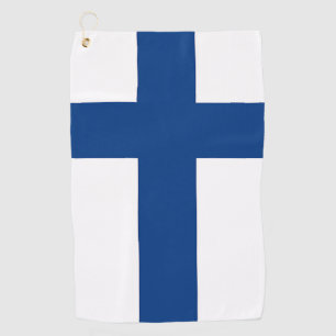 Golftücher mit finnischer Flagge Golfhandtuch