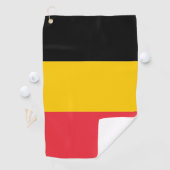 Golftücher mit Flagge Belgiens Golfhandtuch (Insitu)