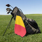 Golftücher mit Flagge Belgiens Golfhandtuch (Gras)