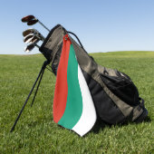 Golftücher mit Flagge Bulgariens Golfhandtuch (Gras)