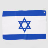 Golftücher mit Flagge Israels Golfhandtuch (Horizontal)