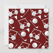 Golfturnier 50. Geburtstagsparty Einladung (Rückseite)