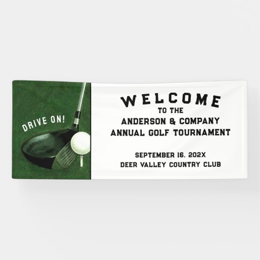 Golfturnier Banner (Horizontal)