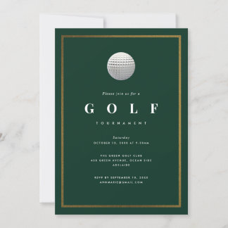 Golfturnier Einladung