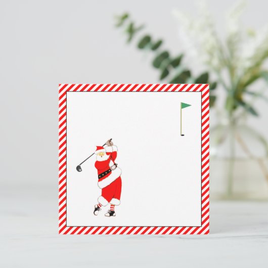 Golfturnier Einladungen (Stehend Vorderseite)