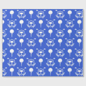 Golfturnier Geschenkpapier (Flach)