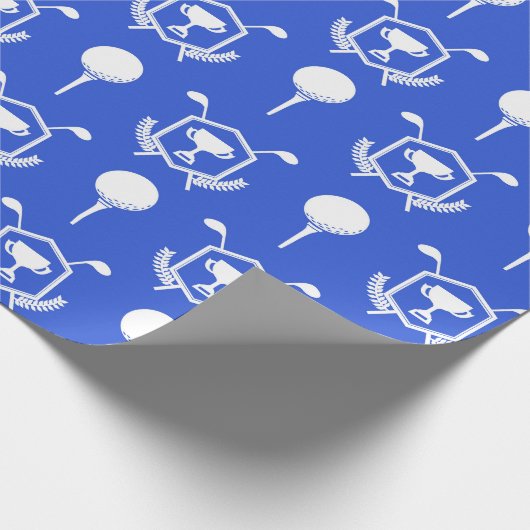 Golfturnier Geschenkpapier (Ecke)