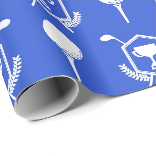 Golfturnier Geschenkpapier (Rolleneckpunkt)