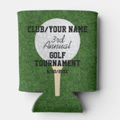 Golfturnier | Golf Outing | Golf Ball & T-Shirt Dosenkühler (Rückseite)