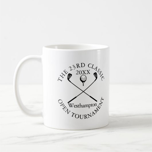 Golfturnier-Klassiker-Event Kaffeetasse (Links)