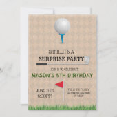 Golfturnier-Party Einladung (Vorderseite)