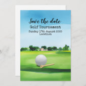 Golfturnier Save the Date (Vorne/Hinten)