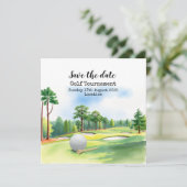 Golfturnier Save the Date Ankündigung (Stehend Vorderseite)