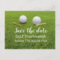 Golfturnier Save the Date auf Grün