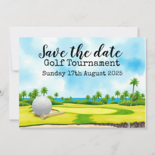 Golfturnier Save the Date Einladung