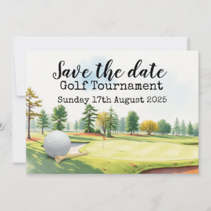 Golfturnier Save the Date Einladung