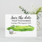 Golfturnier Save the Date Einladung (Stehend Vorderseite)