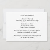 Golfturnier Save the Date Einladung (Rückseite)