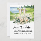 Golfturnier Save the Date - Einladung (Vorderseite)