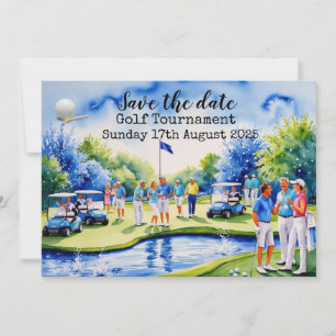 Golfturnier Save the Date Einladung