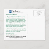 Golfturnier Save the Date Postkarte (Rückseite)