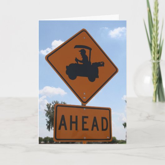 Golfüberfahrt Karte (Vorderseite)