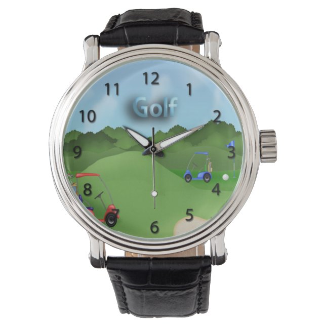 Golfüberwachung Armbanduhr (Vorderseite)