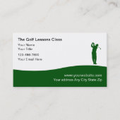 Golfunterricht Termine Visitenkarten Visitenkarte (Vorderseite)