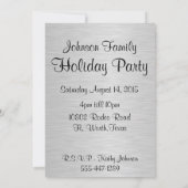 Golfurlaub auf Silver Western Einladung (Rückseite)