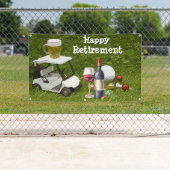 Golfurlaub mit Ball par tee Time on green Banner (Insitu)