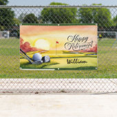 Golfurlaub mit Golfplatz und Golfername Banner (Insitu)
