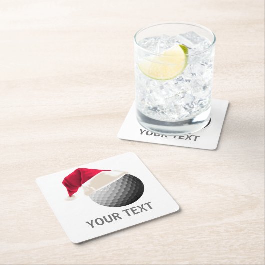 Golfurlaub Rechteckiger Pappuntersetzer (Vor Ort)