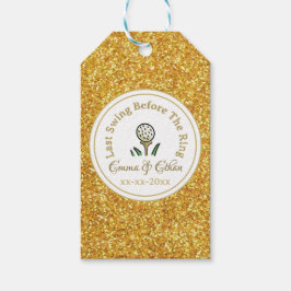 Golfurlaub vor Hochzeit am Wochenende des Party We Geschenkanhänger