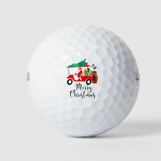 Golfurlaub Weihnachten Reiten Golf Golf Golf Golf Golfball (Vorderseite)