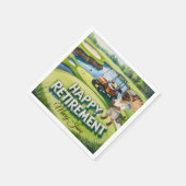 Golfurlaub zum Thema für Siameser Katzen Serviette (Ecke)