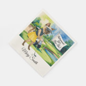 Golfurlaub zum Thema für Siameser Katzen Serviette (Ecke)