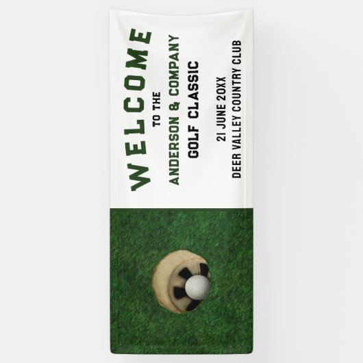 Golfveranstaltung Banner (Vertikal)