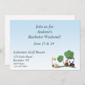 Golfveranstaltung Einladung (Vorne/Hinten)