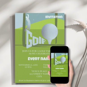 Golfveranstaltung Par-tee Golf Einladung