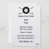 Golfveranstaltung - SRF Einladung (Rückseite)