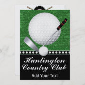 Golfveranstaltung - SRF Einladung (Vorne/Hinten)