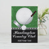 Golfveranstaltung - SRF Einladung (Stehend Vorderseite)