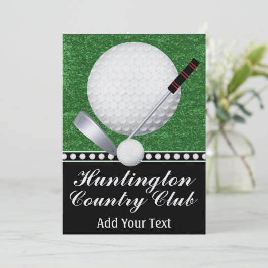 Golfveranstaltung - SRF Einladung (Stehend Vorderseite)