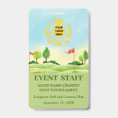 GOLFVERANSTALTUNGSPLATZ AUSWEIS (Vorderseite)