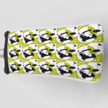 Golfwagen, Clubs & Grüntöne